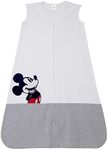 Lambs & Ivy Mickey Mouse Wearable Blanket - Gray, White, Animals, Disney