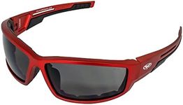 Global Vision Eyewear Sly RED MET SM Sly Motorcycle Sunglasses, Smoke Lens, Metallic Frame, Red