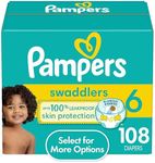 Pampers Diapers Size 6, 108 Count -