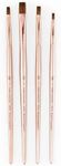 Royal & Langnickel Crafter's Choice Pro Synthetic Sable Shader Craft Brush Set, 4pc