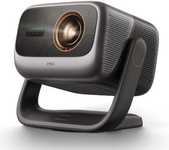 JMGO IRIS Ultra Max 4K@120Hz Triple Laser Projector, 6500 ISO Lumens | Dual Iris, 10,000:1 Native Contrast, 3-in-1 Lens Shift, Optical Zoom, AI Gimbal, Hardware-Level Anti-RBE, Dolby Vision
