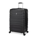 ATLANTIC Horizon II Hardside Carry-On Luggage — Small Suitcase with 8 Spinner Wheels, TSA Locks, and Lightweight Construction — Black, 19-inch