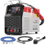 ANDELI Plasma Cutter, 50Amps HF Non-Touch Pilot Arc Air Plasma Cutting Equipment 5/8 Inch Clean Cut, 4.05'' Larger LED Display 110/220V Dual Voltage IGBT Inverter Plasma Cutting Machine CUT-50DS