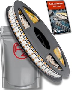 AZDelivery 5M WS2812B 144 LED/m, 144 pixels/m, striscia LED RGB indirizzabile con 5050 SMD LED IP20, colore bianco, non impermeabile