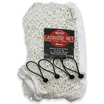 Velocity 5MM White Lacrosse Net | Weatherproof, UV Resistant |1000d High-Strength Polyester, 40% Stronger. 100+ Feet of Lacing Cord, 4 Quick Ties for Easy Assembly.