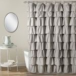 Lush Decor Ruffle Shower Curtain | 