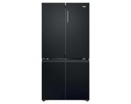 Haier HCR39F19ENPT Freestanding French Style 90cm Wide 646 Litre Capacity Frost Free Four Multi Door Fridge Freezer - Slate Black - Width 908 x Depth 748 x Height 1905 (mm)