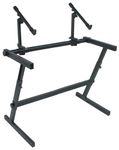 Quik Lok "Z" Style Double-Tier Two Tier Height Adjustable Extra-Wide Keyboard Stand (Z726L)