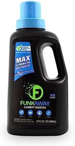 FunkAway Laundry Detergent Booster, 32 oz., Eliminates Extreme Trapped-In Odors and Stains from Activewear, Sports Uniforms, Pet Bedding, Towels and Bed Linens