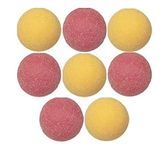 Tornado Official Foosballs Tournament Balls Commercial Quality - Play Like The Pros (8 Balls, Pink and Yellow)