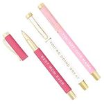 Sweet Water Decor Metal Pen Set | Inspirational Gifts for Women | Office Supplies | Cute Pens | Desk Decor | Office Accessories | School Supplies | Motivational Quotes (Best Mom Ever Set)