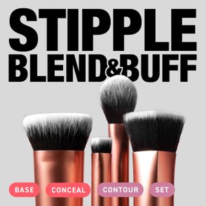 Real Techniques Face Brush Kit – Makeup Brushes for Foundation & Blending