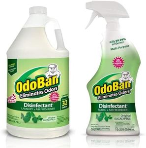OdoBan Ready-to-Use Disinfectant and Odor Eliminator, Set of 2, 32 oz Spray and 1 Gallon Concentrate, Original Eucalyptus Scent