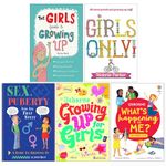 Growing Up For Girls 5 Books Collection Set (The Girls' Guide to Growing Up,Girls Only! All About Periods,Sex, Puberty and All That Stuff,Growing up for Girls & What's Happening To Me? The Girl One)