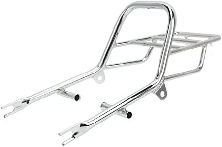 Tbest Porte-Bagages de Moto, Porte-Bagages Arrière de Moto en Alliage d'acier Chromé de Remplacement pour Monkey 125 Z125 2018‑2022
