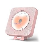 Yintiny Cute Pink CD Player with Bl
