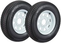 GarveeTech ST175/80D13 175 80 13 Tire 5 Lug, Load Range C, 6 PLY, 2 Pack ST175 80D13 Tire, Muti Function Lawn Mower Tire & Tractor Turf Tire