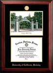 NCAA California Golden Bears Gold Embossed Diploma Frame with Campus Images Lithograph, Multicolor, One Size
