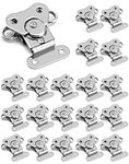 QWORK Heavy Duty Stainless Steel Latch for Flight Cases and Equipment Boxes, 20 Pack 2" x 1-1/2", High Working Loads, Excellent Anti-Corrosion