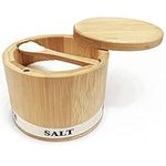 ThougrLyh Salt Box Bamboo Salt Cont