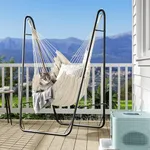 YITAHOME Hammock Chair with Stand Heavy Duty with Hanging Swing Chair 330Lbs Indoor Outdoor Swing Stand for Living Room, Balcony, Garden, Indoor, Outdoor