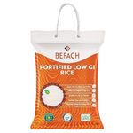 Befach Fortified Low GI Rice | Certified by National Institute of Nutrition | Low Sugar | Low GI | No Pesticides, Non GMO, Perfect for Diet & Diabetic People (4.5)