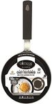 GOTHAM STEEL Platinum Cast Nonstick Mini Egg & Omelet Pan – 5.5” Single Serve Multipurpose Frying Pan/Skillet, Diamond Infused, 100% PFOA Free