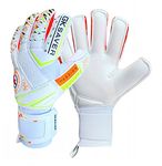 GK Saver football goalkeeper gloves Passion PS04 Flat cut professional goalie gloves size 6 to 11 removable finger save gloves (YES Savefinger, SIZE 8)