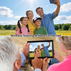 FRAMEO 10.1" WiFi Digital Photo Frame – Touchscreen Display
