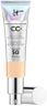 IT Cosmetics, Crème CC+ Anti-Âge Your Skin But Better, Haute Couvrance, Waterproof, Enrichi en Peptides, Collagène & Vitamines, Fini Naturel, 32 ml, Teinte : Light Medium