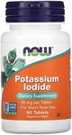 NOW Supplements, Potassium Iodide 30 mg, Non-GMO Project Verified, Dietary Supplement, 60 Tablets