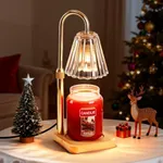Marycele Candle Warmer Lamp for Yankee Candles, Christmas Birthday Gifts for Mom Women Sister Her, House Warming Gifts, Thanksgiving Decorations for Office Room Home Decor, Clear Wax Warmer with Timer