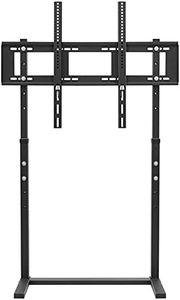 Supporto TV da Pavimento: Porta TV da Terra Stand TV per 32-100 Pollici Porta Televisore da Pavimento Verticale Universale Altezza Regolabile Nero Max VESA 800x400mm Max Capacità 40kg