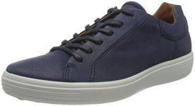 Ecco Men's Soft 7 Perforated Sneaker, Night Sky, EU 43/US 9-9.5