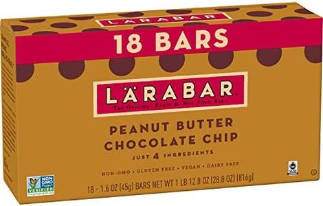 Larabar Peanut Butter Chocolate Chip, Gluten Free Fruit & Nut Bar, 18 Ct