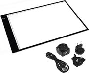 PURElite LED Ultra-Thin Light Box with Adjustable Natural Daylight Effect, Black, A4