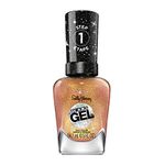 Sally Hansen - Miracle Gel™ Nail Colour - Merry & Bright Collection, 2 Step Gel System, No UV Light Needed, Up to 8 Day Wear - It's Electric - 913