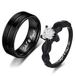 Personalized Matching Promise Rings