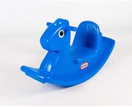 Little Tikes Rocking Horse. Toddler Rocking Toy With Easy Grip Handles & Stable Saddle. Durable, Stable, Kid-Safe Toy For Indoor or Outdoor. Blue Rocking Horse For Kids Aged 18 Months +