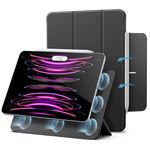 ESR for iPad Pro 12.9 Case, Magnetic Case for iPad Pro 12.9 inch (2022/2021/2020, 6th/5th/4th Gen), Convenient Magnetic Attachment, Two-Way Stand, Full Pencil 2 Support, Rebound Hybrid Case, Black