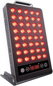 Bestqool Red Light Therapy for Face, Body. Portable Red Light Therapy Dual Chip 660nm 850nm, High Irradiance Clinical Grade Red Light Therapy Lamp for Skin Health, Pain Relief, Fast Recovery. 50W.
