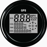 ELING Warranted Digital GPS Speedometer Odometer for Car Motorcycle Boat 3-3/8 inches 12V/24V