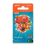 Yoto PAW Patrol: Pup Pack – 6 Kids Audio Cards for Use with Yoto Player & Yoto Mini Story Box Audio Player, Educational & Screen-Free Listening with Fun Stories for Playtime, Bedtime & Travel, Ages 2+