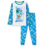 Disney Monsters Inc Pyjamas for Kids - 2 Piece Lounge Wear Long Top and Bottoms Kids PJs 3-12 Years - Gifts for Kids (Blue, 11-12 Years)