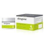 SKINGENIE Skin Brightening Night Cream | With Glutathione & Kojic Acid | Vitamin A, B3 & B5 | Mineral Oil & Petroleum Free | Suitable For All Skin Type | For Men & Women | Face Cream | 30g