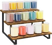 ELITEROO 3 Tier Wooden Display Rack