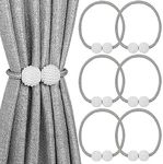 MELALUXE 6 Pack Magnetic Curtain Ti