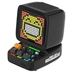 Divoom Ditoo Multifunctional Pixel Art Bluetooth Speaker, Retro Portable Speaker with Programmable RGB Led Screen, Smart Alarm Clock, Mechanical Keyboard, Supports TF Card & Radio (Black)