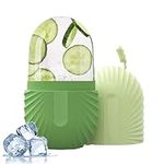 Ice Roller For Face Eyes and Neck To Brighten Skin & Enhance Your Natural Glow/Reusable Facial Treatment to Tighten & Tone Skin & De-Puff The Eye Area (Green)