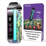 SMOK RPM 40 Kit: Turn Up the RPMs and Chase Clouds at Warp Speed! 2 mL E Cigarette SMOK Vape Compact, Convenience All-in-one Kit (Rainbow) No Nicotine